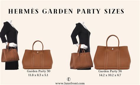 smallest hermes garden party|hermes garden party sizes.